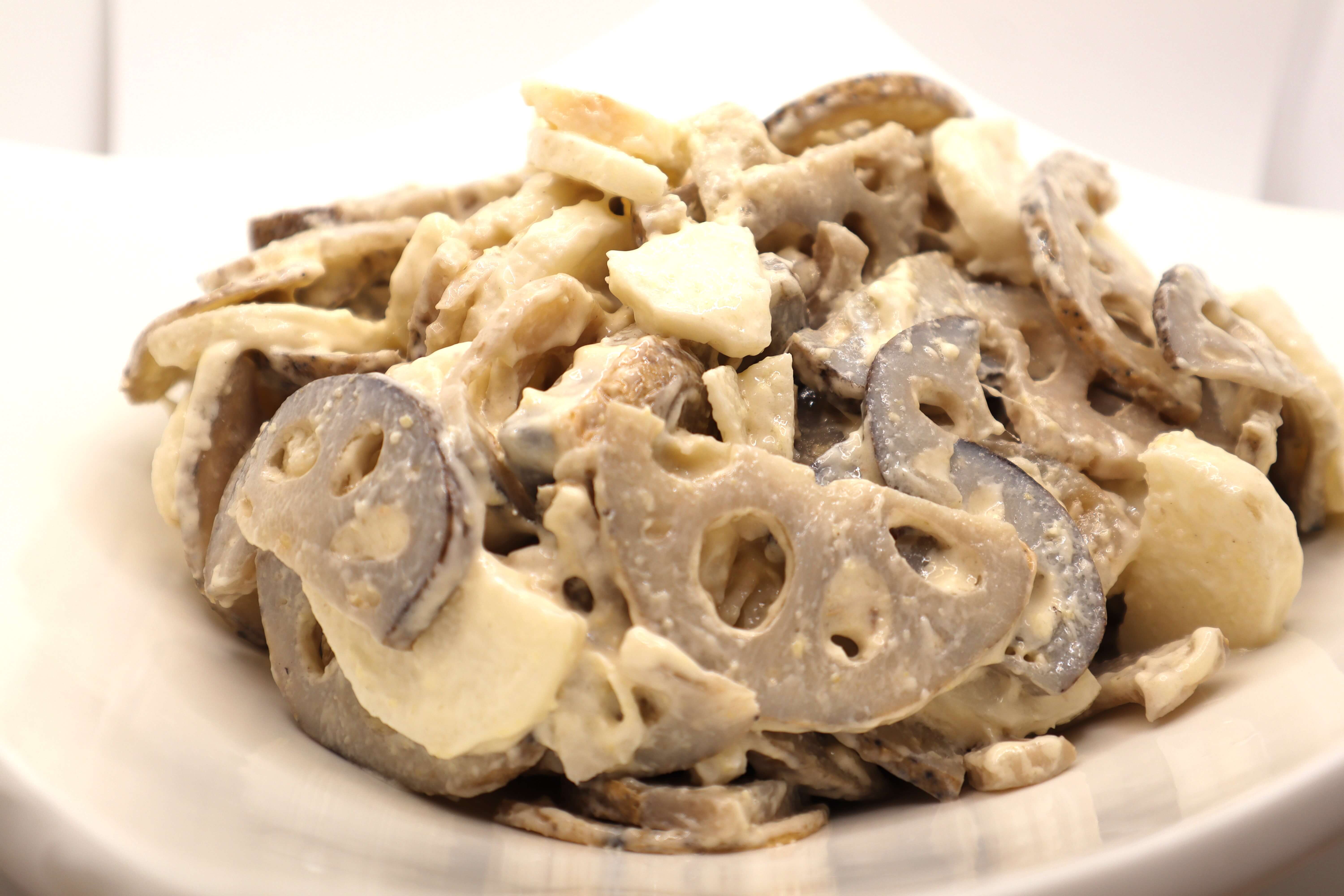 レンコンと長芋のサラダ　柚子の香り