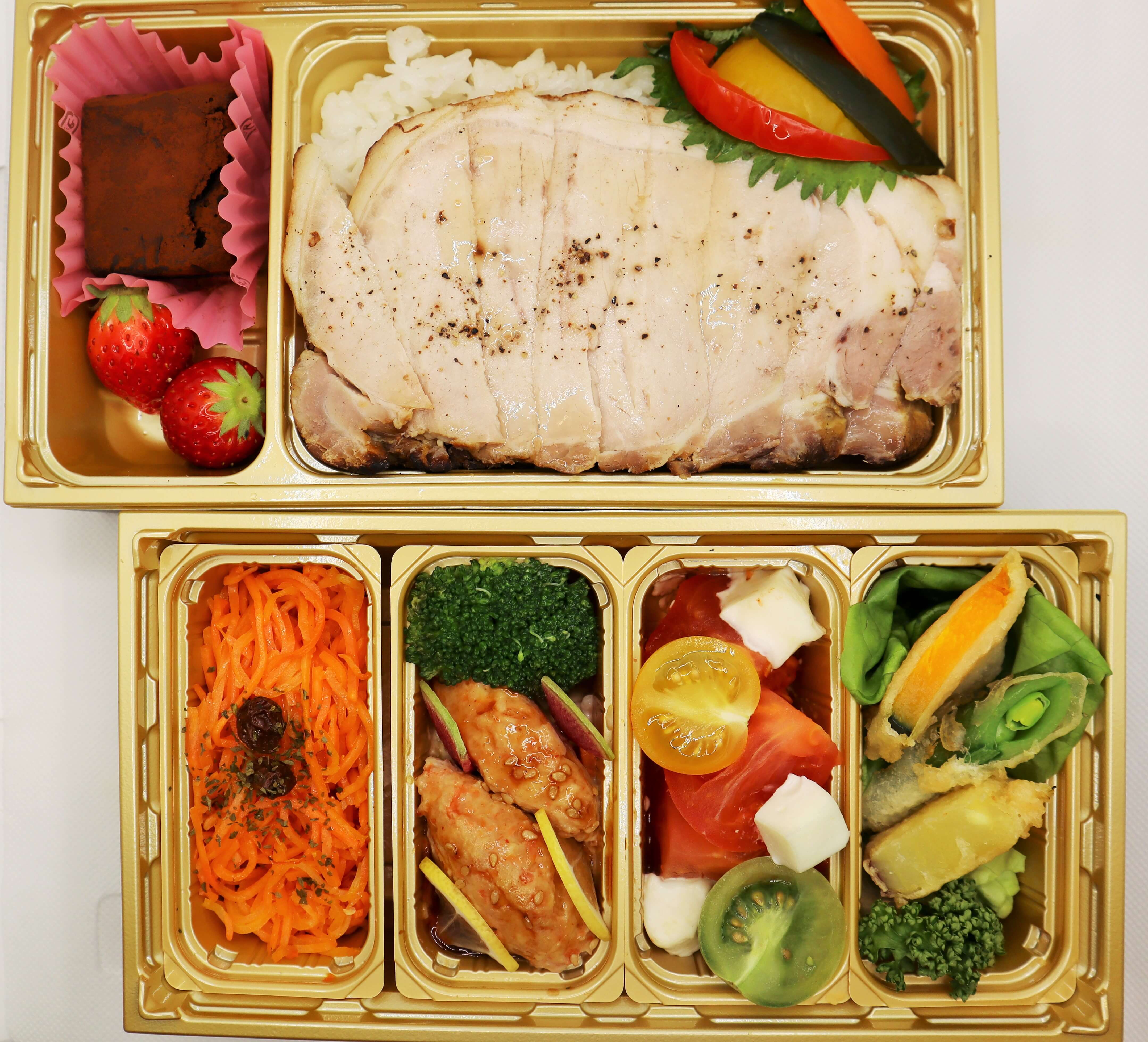ヤシオポークのローストポーク特製弁当