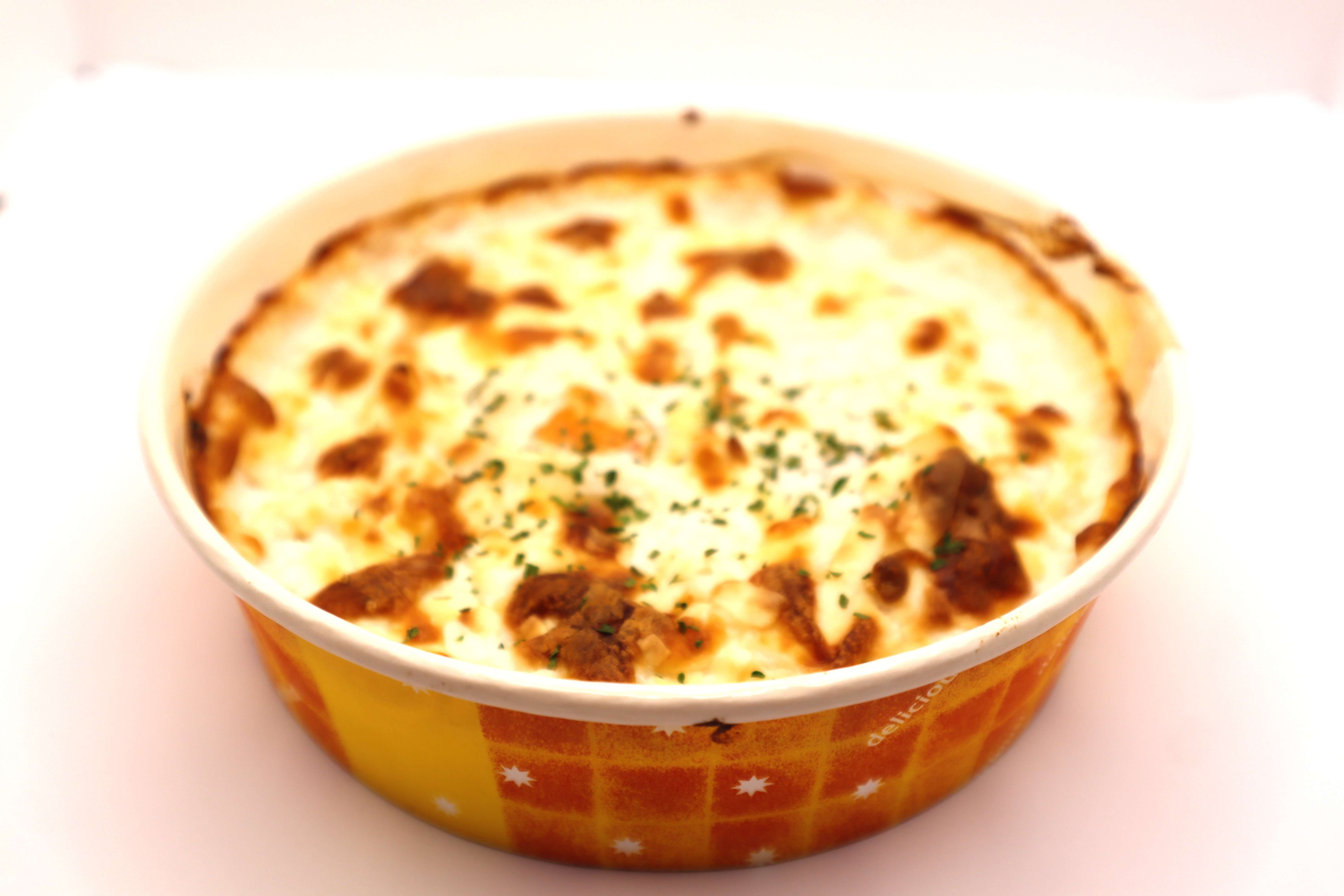 自家製ソースの海老マカロニグラタン