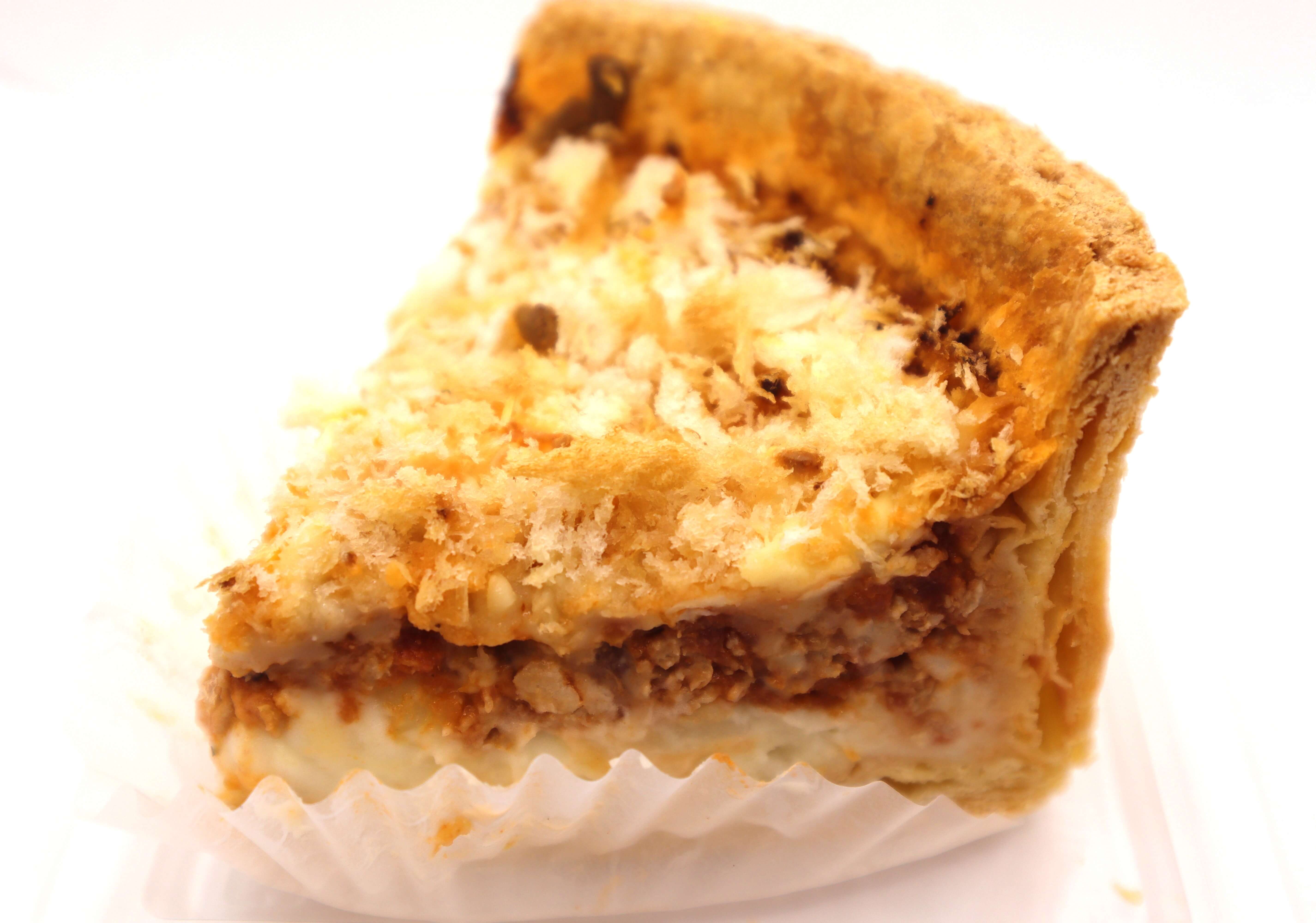 ミートソースとマッシュポテトのパイ